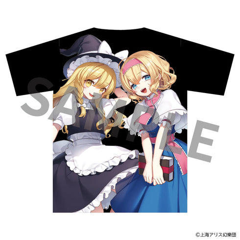 『東方Project』フルカラーTシャツ 魔理沙&アリス illust.まさる.jp Mサイズ